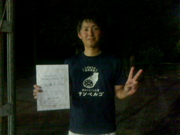 07/24(土) 男子シングルス オープン 優勝＜エステス・テニスパーク＞