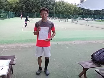07/29(木) 男子シングルス オープン 優勝＜インスピリッツテニスクラブ＞