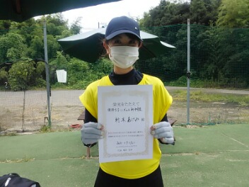 07/30(金)女子シングルス 初中級 優勝＜インスピリッツテニスクラブ＞