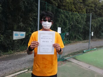 08/24(火)男子シングルス オープン 優勝＜インスピリッツテニスクラブ＞