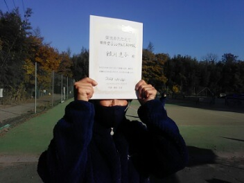 11/26(金)女子シングルス 初中級 優勝＜インスピリッツテニスクラブ＞