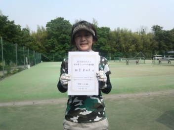 05/20(金) 女子シングルス初中級優勝＜インスピリッツテニスクラブ＞