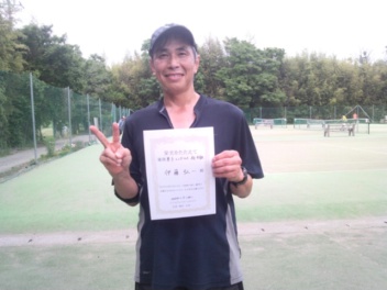 05/20(金) 男子シングルス初中級優勝＜インスピリッツテニスクラブ＞