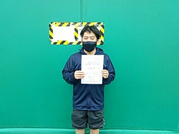 05/20(金) 男子シングルス 中上級 優勝＜トマトインドアテニスクラブ＞