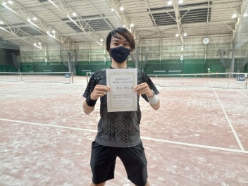 05/22(日) 男子シングルス 中上級 優勝＜西武ドームテニスコート＞