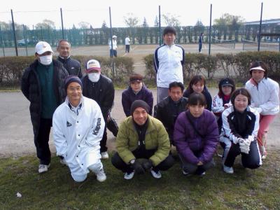 04/04(日) 男子シングルス 45歳以上 オープン・女子シングルス 超初級＜富士見市運動公園＞