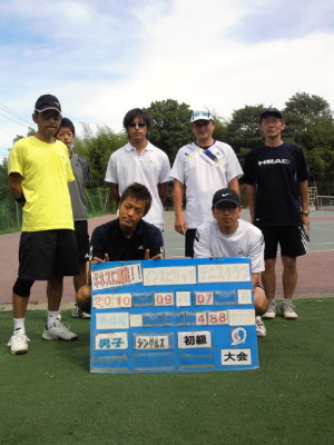 09/07(火) 男子シングルス 初級＜インスピリッツテニスクラブ＞