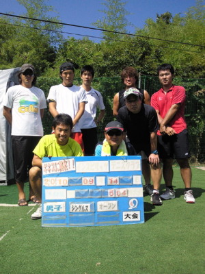 09/14(火) 男子シングルス オープン＜インスピリッツテニスクラブ＞