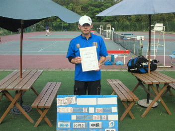  05/18(水) 男子シングルス 中級 優勝＜インスピリッツテニスクラブ＞