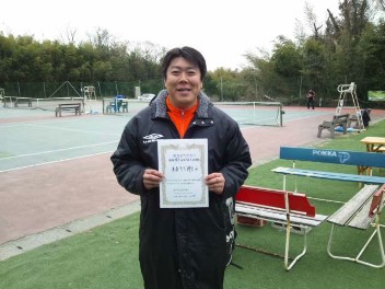 02/22(水) 男子シングルス 初中級 優勝＜インスピリッツテニスクラブ＞