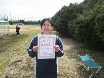 03/25(日) 女子シングルス オープン 優勝＜タムラ狭山スポーツセンター＞