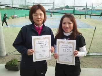 03/24(日) 女子ダブルス 中級 優勝＜オールウェイズテニスクラブ＞