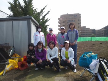 03/28(木) 女子シングルス 初中級＜東大宮テニスクラブ＞