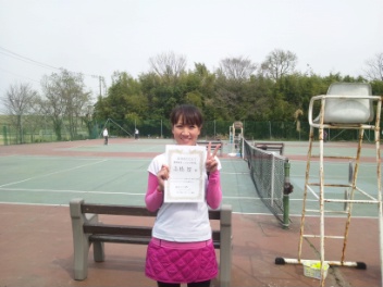 03/29(金) 女子シングルス 初級 優勝＜インスピリッツテニスクラブ＞