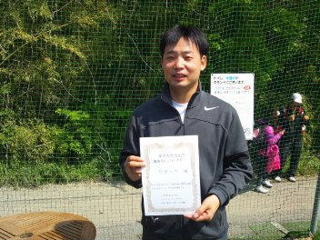 04/29(月) 男子シングルス 初級 優勝＜インスピリッツテニスクラブ＞