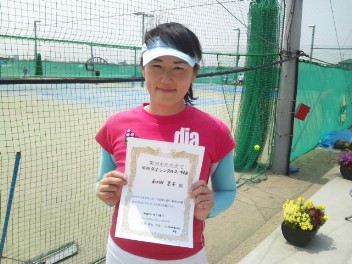 04/29(月) 女子シングルス 中級 優勝＜オールウェイズテニスクラブ＞