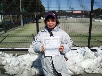 02/22(土) 女子シングルス 初中級 優勝＜えすぽわーる伊佐沼＞