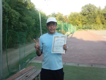 09/29(月) 男子シングルス 初級 優勝＜インスピリッツテニスクラブ＞