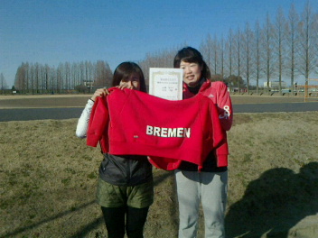 01/28(土) 女子ダブルス 超初級 優勝＜大宮運動場＞