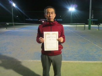 01/29(日) 男子シングルス 初級 優勝＜ALWAYS TENNIS SCHOOL＞