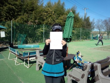 02/24(金) 女子シングルス 初中級 優勝＜インスピリッツテニスクラブ＞