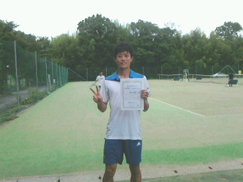 08/01(火) 男子シングルス オープン 優勝＜インスピリッツテニスクラブ＞