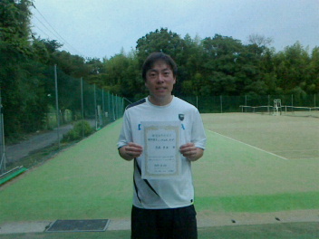 08/23(水) 男子シングルス オープン 優勝＜インスピリッツテニスクラブ＞