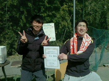 02/28(水) 男子シングルス オープン 優勝＜インスピリッツテニスクラブ＞