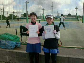 07/29(日) 女子ダブルス 初級 優勝＜ALWAYS TENNIS SCHOOL＞