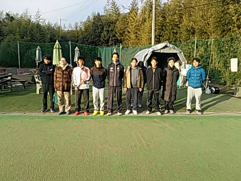 12/27(木) 男子シングルス オープン＜インスピリッツテニスクラブ＞
