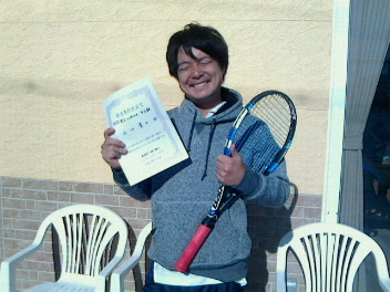 12/30(日) 男子シングルス 中上級 優勝＜ALWAYS TENNIS SCHOOL＞