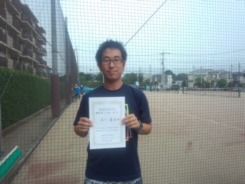 07/02(火) 男子シングルス オープン 優勝＜東大宮テニスクラブ＞