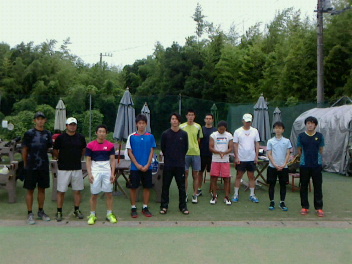 07/10(水) 男子シングルス オープン＜インスピリッツテニスクラブ＞