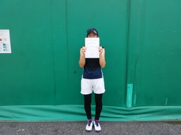 07/25(木) 女子シングルス オープン 優勝＜トマトインドアテニスクラブ＞
