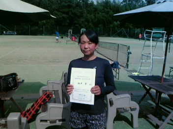 07/26(金) 女子シングルス オープン 優勝＜インスピリッツテニスクラブ＞