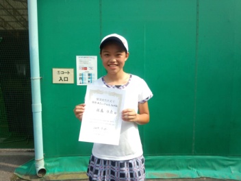 07/29(月) 女子シングルス 初中級 優勝＜トマトインドアテニスクラブ＞