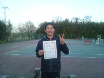 02/16(月) 男子シングルス オープン 優勝＜インスピリッツテニスクラブ＞