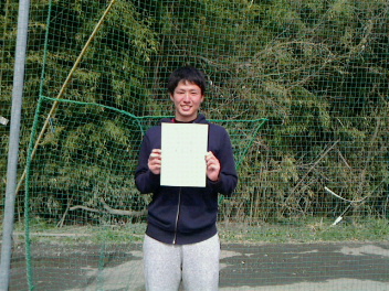 02/25(水) 男子シングルス オープン 優勝＜インスピリッツテニスクラブ＞