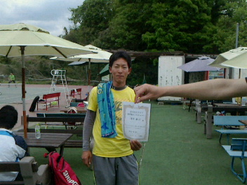 04/30(木) 男子シングルス オープン 優勝＜インスピリッツテニスクラブ＞