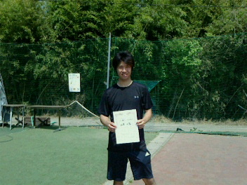 05/01(金) 男子シングルス オープン 優勝＜インスピリッツテニスクラブ＞