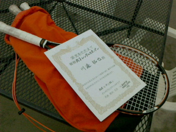 11/25(水) 男子シングルス オープン 優勝＜ALWAYS TENNIS SCHOOL＞