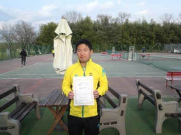 03/28(月) 男子シングルス 初級 優勝＜インスピリッツテニスクラブ＞