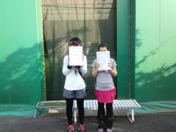 05/22(日) 女子ダブルス 初中級 優勝＜トマトインドアテニスクラブ＞