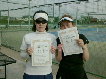 05/29(日) 女子ダブルス 初級 優勝＜ALWAYS TENNIS SCHOOL＞