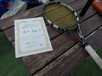 07/01(金) 男子シングルス オープン 優勝＜インスピリッツテニスクラブ＞