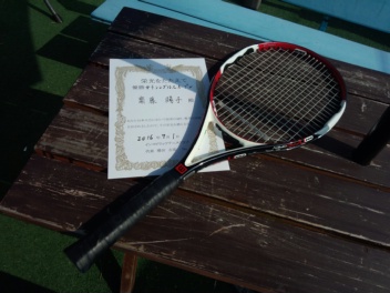 07/01(金) 女子シングルス オープン 優勝＜インスピリッツテニスクラブ＞
