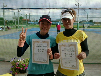 08/21(日) 女子ダブルス 初中級 優勝＜ALWAYS TENNIS SCHOOL＞