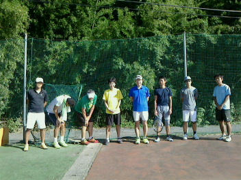 09/01(木) 男子シングルス オープン＜インスピリッツテニスクラブ＞