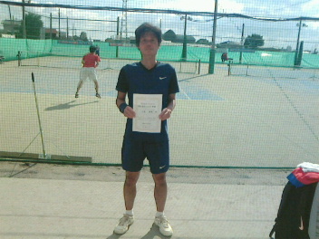 10/21(水) 男子シングルス 中級 優勝＜ALWAYS TENNIS SCHOOL＞