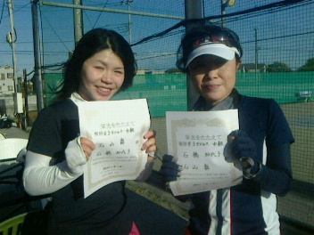 04/18(日) 女子ダブルス 中級 優勝＜ALWAYS TENNIS SCHOOL＞